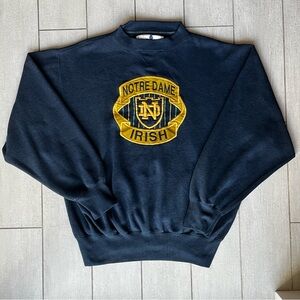 VTG University of Notre Dame Fighting Irish Sweatshirt XL 90s Football Pullover